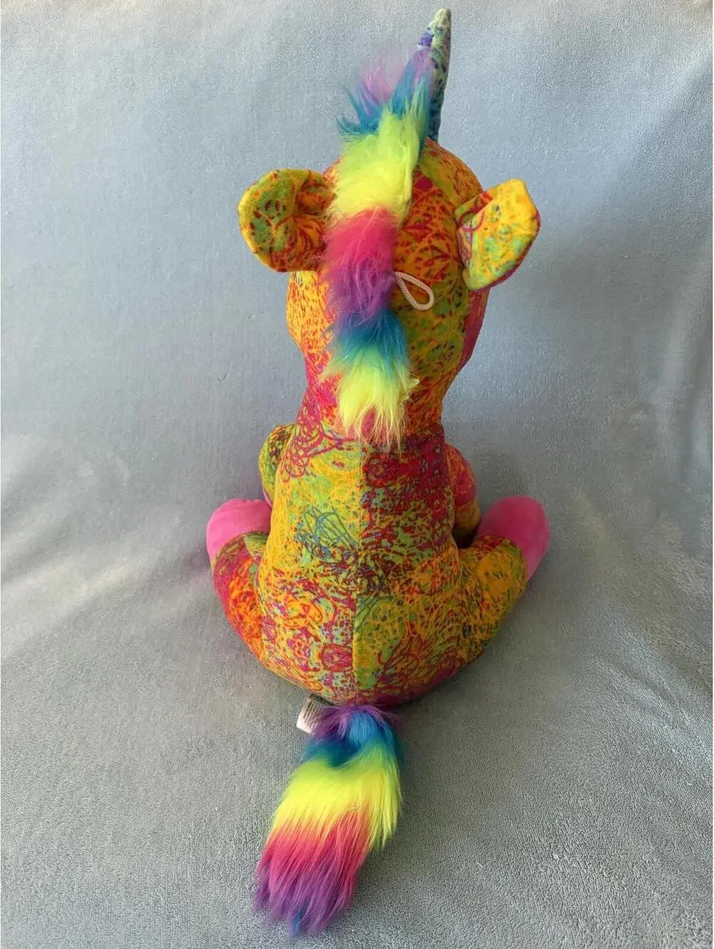 Fiesta Rosie Scribbleez Unicorn Plush. 15in.